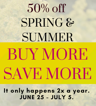 *BUY MORE SAVE MORE. USE CODE TO APPLY DISCOUNT TO LOWEST PRICE.