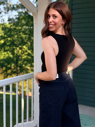 Gentle Fawn Naia Black Ringer Tank