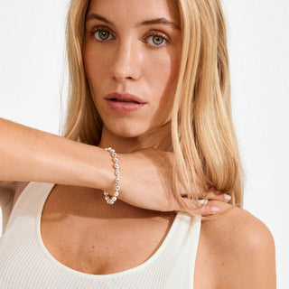 Pilgrim Air Silver Plated Bracelet