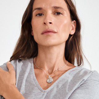 Pilgrim Silver Haze Necklace