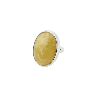 Pilgrim Still Ring in Silver & Yellow