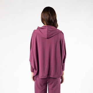 Terrera Jaime Bamboo Hoodie in Sangria
