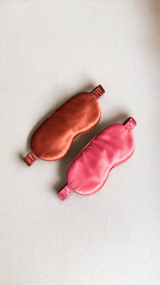 Honeylux Organic Silk Sleep Mask in Watermelon