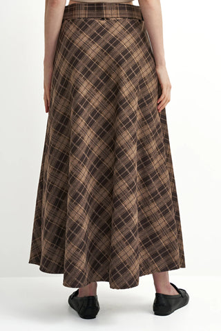 Astrid Ada Plaid Circle Skirt