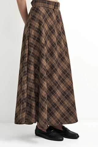 Astrid Ada Plaid Circle Skirt