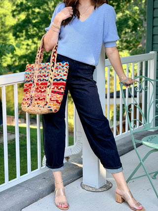 Yoga Denim Relaxed Dark Wash Mahina Jean