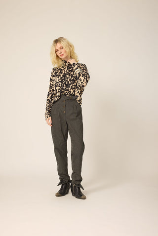 Cokluch Polly Top in Black Leopard