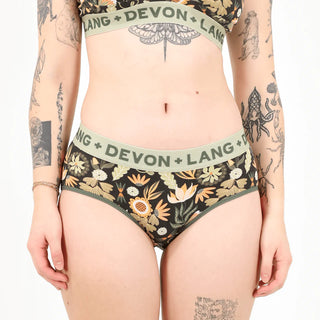 Devon + Lang Bria Bikini in Fall Floral