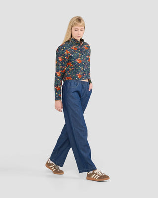 Poplin & Co Forest Fox Shirt
