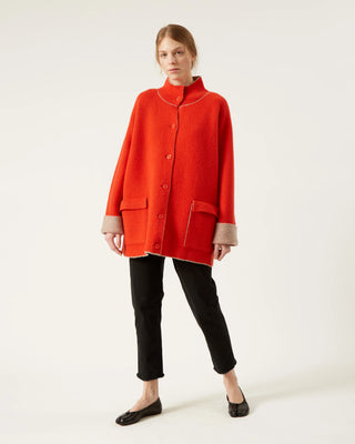 Naïf Cole Reversible Sweater Coat