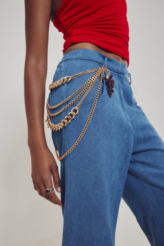 Hilary MacMillan Denim Culotte