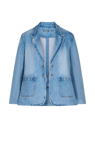 Yoga Denim Boyfriend Blazer