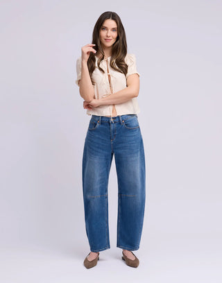 Yoga Malia Relaxed Emmanuelle Barrel Jean
