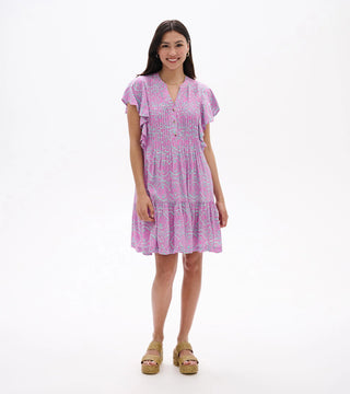 Hatley Ikat Pintuck Dress