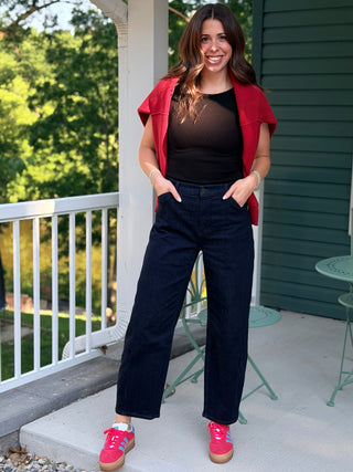 Yoga Denim Relaxed Dark Wash Mahina Jean
