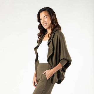 Terrera Jaime Bamboo Hoodie in Olive
