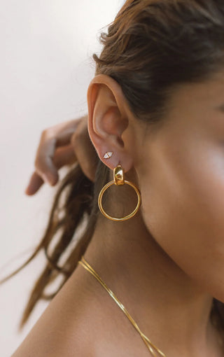 Sarah Mulder Ollie Earrings in Gold