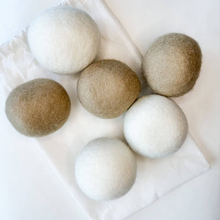 Organic Wool Dryer Balls (Set of 6)