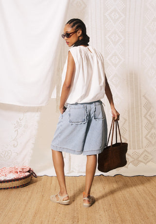 FRNCH Caloggero Crisp White Shirt