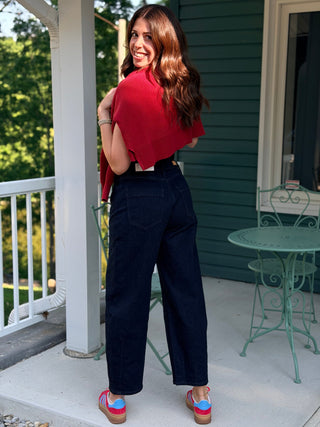 Yoga Denim Relaxed Dark Wash Mahina Jean