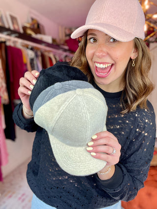 Lyla + Luxe Luxury Felt Baseball Cap