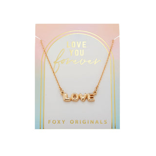 Foxy Originals Gold Love Bubble Necklace