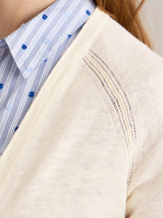 White Stuff Naria Linen Blend Cardi