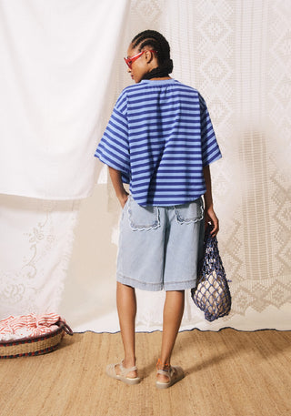 FRNCH Pasquale Striped Top