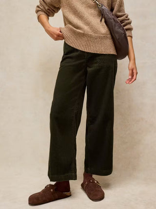 White Stuff Tia Cord Wide Leg Crop