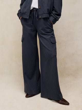 White Stuff Teagan Pinstripe Cargo Trouser