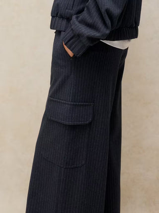 White Stuff Teagan Pinstripe Cargo Trouser