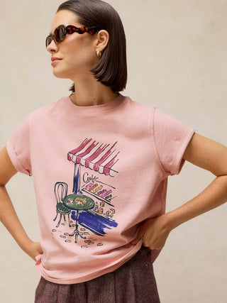 White Stuff Cafe Graphic Tee