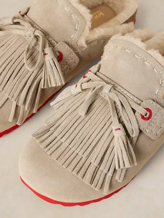 White Stuff Myrtle Tassel Clog