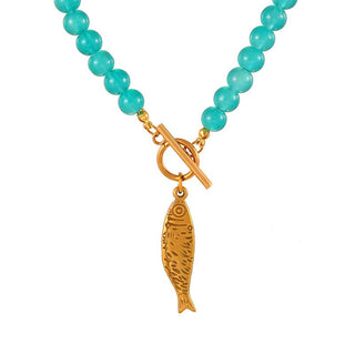 Sardine Bead Necklace (3 colours)