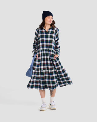 Poplin & Co. Atlin Flannel Shirt Dress