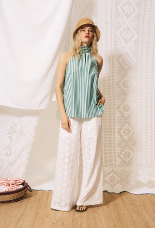 FRNCH Crescenzo Bow Back Top