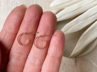 Agaveh Girl Delia Hoop Earrings