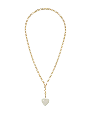Hoopla Style Amoura Long Heart Pendant