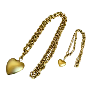 Hoopla Style Amoura Long Heart Pendant