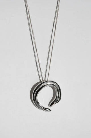 Sarah Mulder Hiatus Necklace in Rhodium