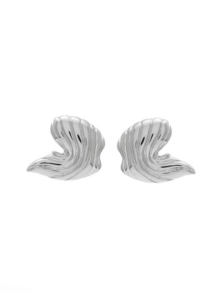 Sarah Mulder Sway Earrings in Rhodium