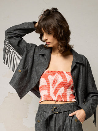 Cokluch Mela Fringed Jacket