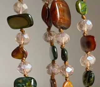 Hoopla Style Long Ariel Beaded Necklace