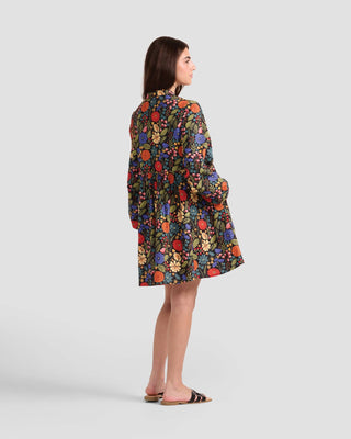 Poplin & Co. Black Floral Boho Mini