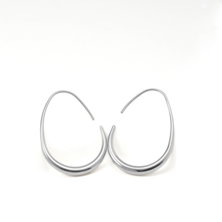 Blueeye Jewellery Silver Teardrop Hoop
