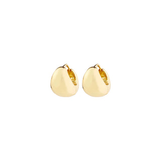Pilgrim JUA Gold Chunky Hoop Earrings