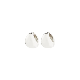 Pilgrim JUA Silver Chunky Hoop Earrings