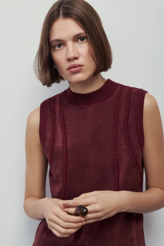 Melissa Nepton Solana "Suede" Top