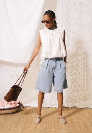 FRNCH Caloggero Crisp White Shirt