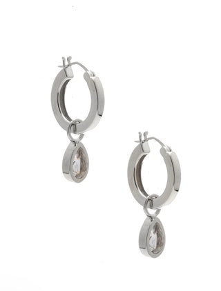 Sarah Mulder Koy Earrings in Rhodium